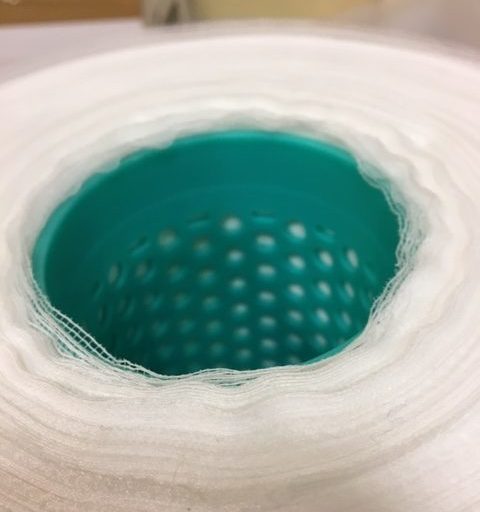 textile_DM Bobines de textiles médicales - dense fluid degreasing